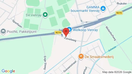 Liikekiinteistöt Vuokrattavana i Venray - Kuva Google Street Viewstä