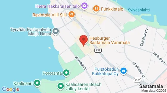 Liikekiinteistöt Vuokrattavana i Sastamala - kort over placeringen