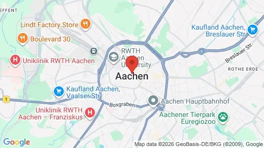 Kontorlokaler til leje i Aachen - Foto fra Google Street View