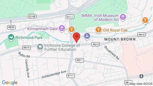 Lokale biurowe Na sprzedaż i Dublin 8 - kort over placeringen