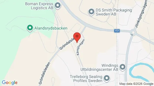 Lokaler til salg i Värnamo - Foto fra Google Street View