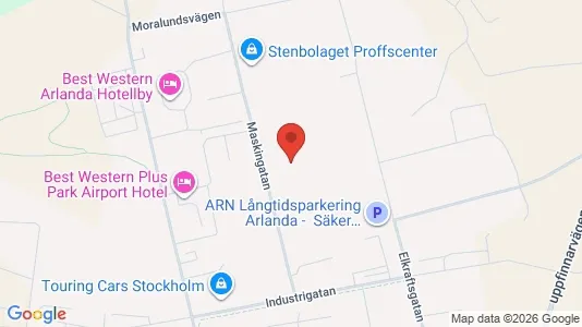 Commercial properties for rent i Sigtuna - kort over placeringen