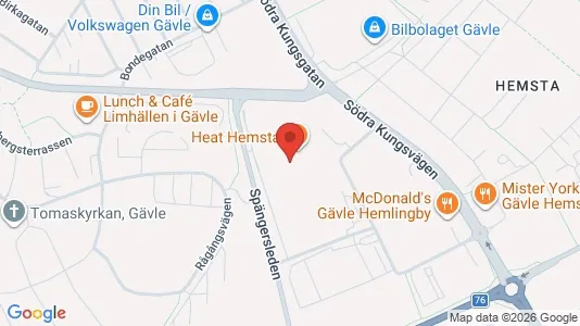 Gewerbeflächen zur Miete i Gävle - kort over placeringen