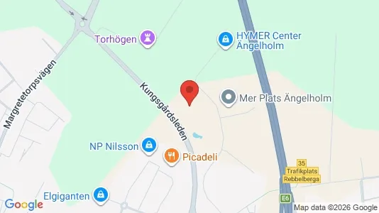 Büros zur Miete i Ängelholm - kort over placeringen