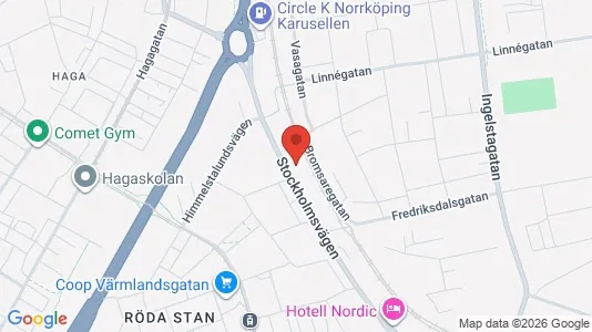 Gewerbeflächen zur Miete i Norrköping – Foto von Google Street View