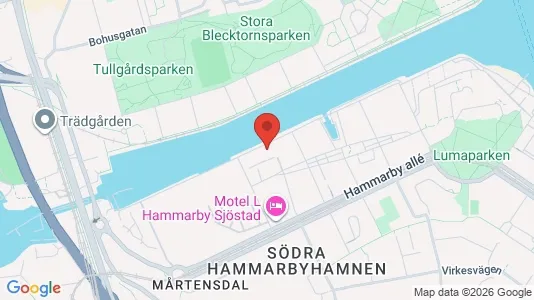 Kontorlokaler til leje i Hammarbyhamnen - Foto fra Google Street View