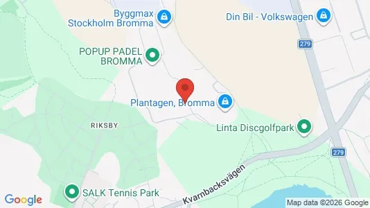 Företagslokaler för uthyrning i Västerort - kort over placeringen