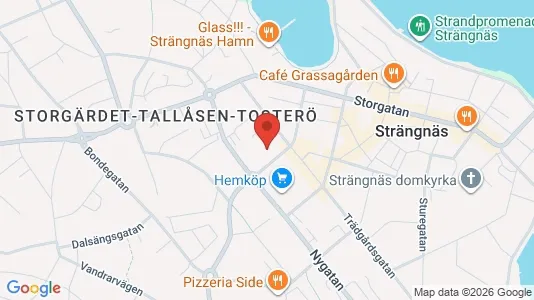 Kontorslokaler för uthyrning i Strängnäs - kort over placeringen