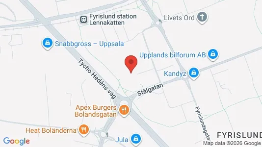 Lokaler til leie i Uppsala – Bilde fra Google Street View