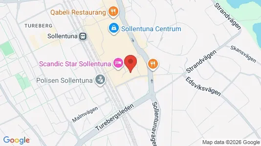Gewerbeflächen zur Miete i Sollentuna – Foto von Google Street View