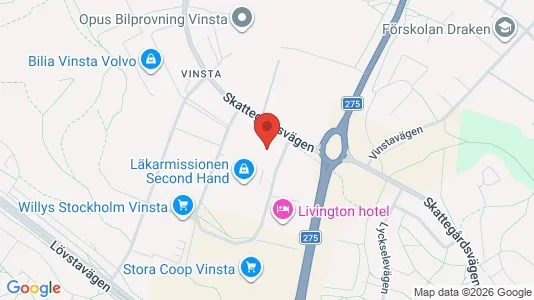 Företagslokaler för uthyrning i Västerort - kort over placeringen