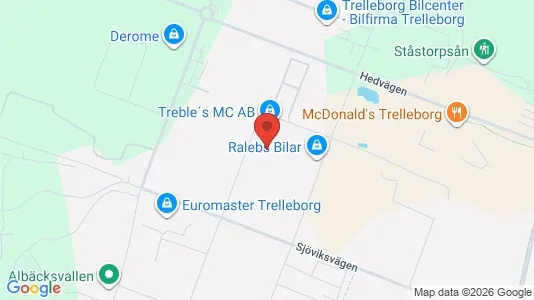 Kontorslokaler för uthyrning i Trelleborg – Foto från Google Street View