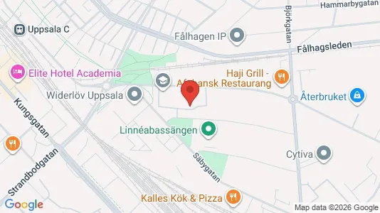 Büros zur Miete i Uppsala - kort over placeringen