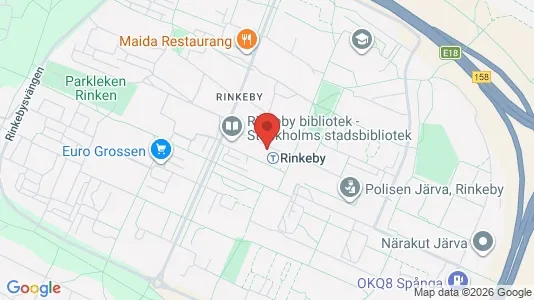 Företagslokaler för uthyrning i Västerort - kort over placeringen