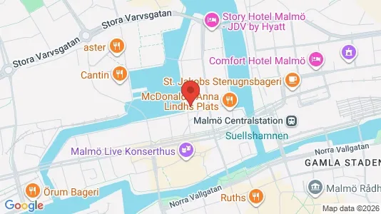 Kontorlokaler til leje i Malmø Centrum - Foto fra Google Street View