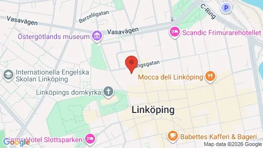 Kantorruimte te huur i Linköping - kort over placeringen