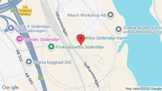 Gewerbeflächen zur Miete i Södertälje – Foto von Google Street View