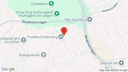 Kontorlokaler til leje i Täby - kort over placeringen