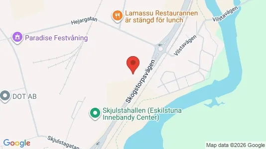 Lagerlokaler til leje i Eskilstuna - kort over placeringen