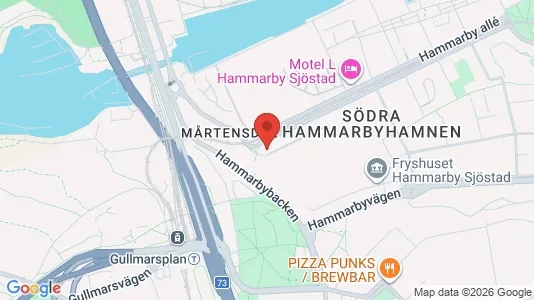 Kontorlokaler til leje i Hammarbyhamnen - Foto fra Google Street View