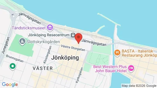 Lokale biurowe Do wynajęcia i Jönköping - kort over placeringen
