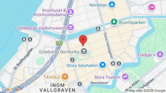 Lokaler til leje i Gøteborg Centrum - kort over placeringen