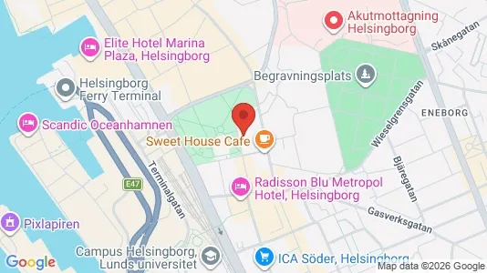 Liikekiinteistöt Vuokrattavana i Helsingborg - Kuva Google Street Viewstä