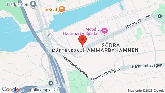 Kontorlokaler til leje i Hammarbyhamnen - Foto fra Google Street View