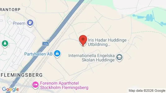 Kontorer til leie i Huddinge - kort over placeringen