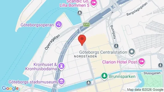 Kontorslokaler för uthyrning i Göteborg Centrum – Foto från Google Street View