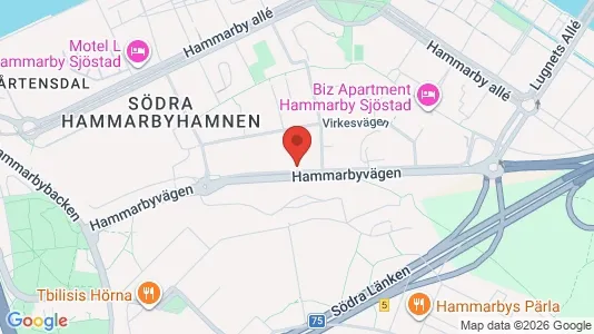 Büros zur Miete i Hammarbyhamnen – Foto von Google Street View