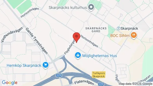 Kontorslokaler för uthyrning i Söderort - kort over placeringen