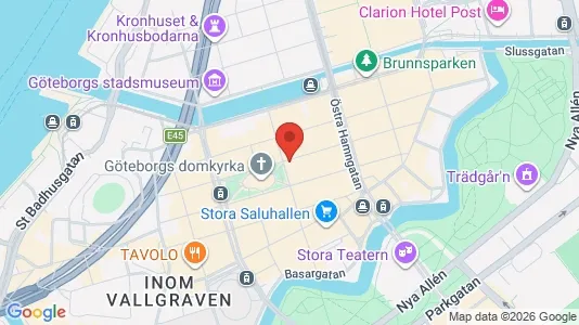 Kontorlokaler til leje i Gøteborg Centrum - Foto fra Google Street View