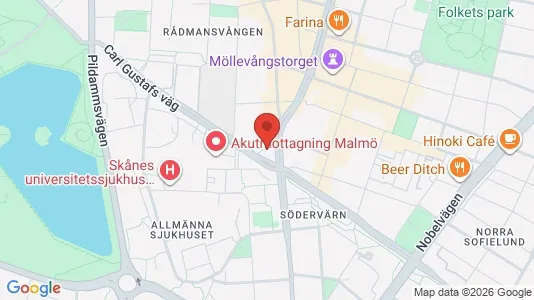 Kontorlokaler til leje i Malmø Centrum - Foto fra Google Street View