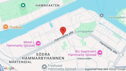 Kontorlokaler til leje i Hammarbyhamnen - Foto fra Google Street View
