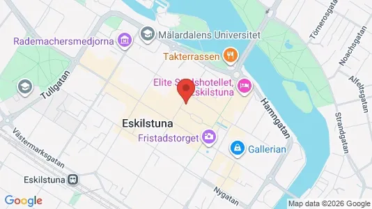 Kontorlokaler til leje i Eskilstuna - kort over placeringen