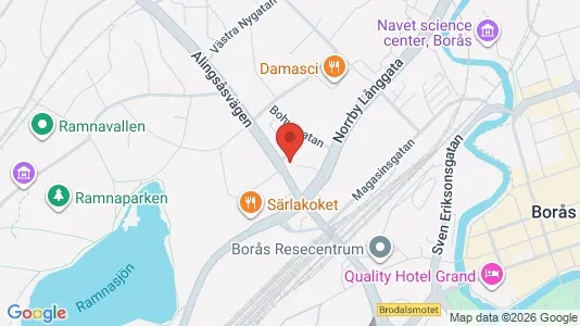 Kontorslokaler för uthyrning i Borås – Foto från Google Street View