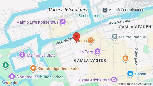 Kontorlokaler til leje i Malmø Centrum - Foto fra Google Street View