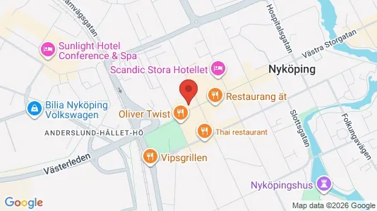 Kontorlokaler til leje i Nyköping - Foto fra Google Street View