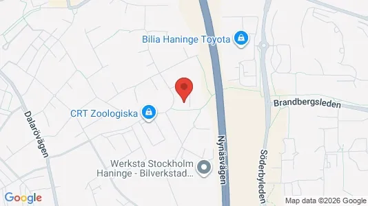 Werkstätte zur Miete i Haninge – Foto von Google Street View