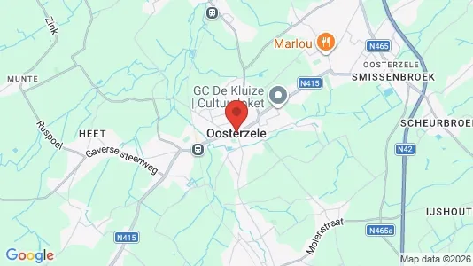Espacios de oficina En alquiler i Oosterzele - Foto de Google Street View