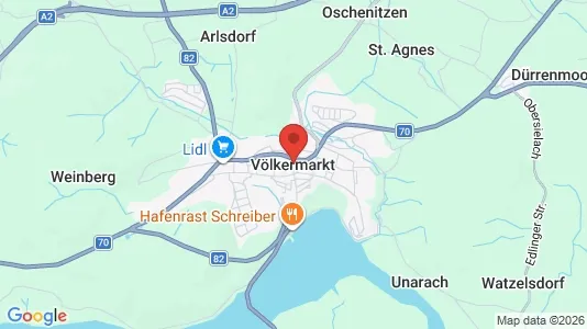 Kontorlokaler til leje i Völkermarkt - Foto fra Google Street View