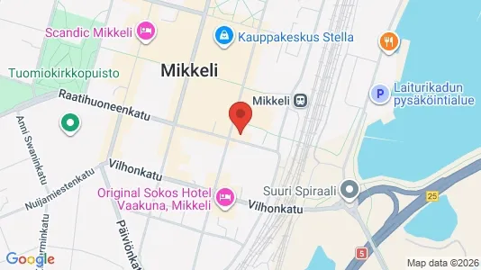 Kantorruimte te huur i Mikkeli - kort over placeringen