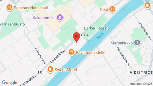 Toimistotilat Vuokrattavana i Turku - kort over placeringen
