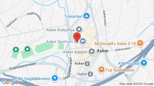 Kontorlokaler til leje i Asker - Foto fra Google Street View