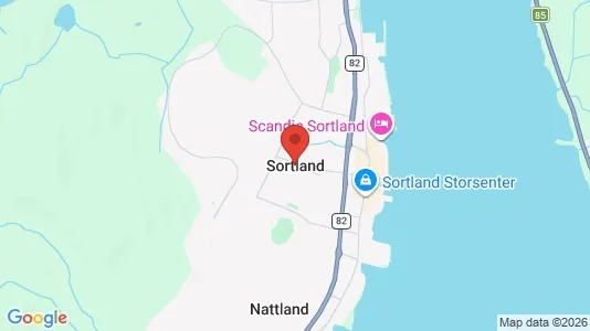 Ladenlokale zur Miete i Sortland – Foto von Google Street View