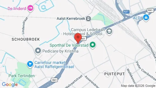 Företagslokaler till salu i Aalst – Foto från Google Street View