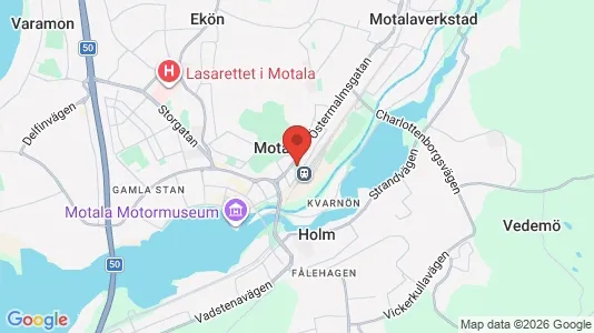 Butikklokaler til leie i Motala – Bilde fra Google Street View