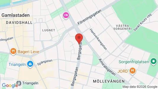 Lokaler til leje i Malmø Centrum - Foto fra Google Street View