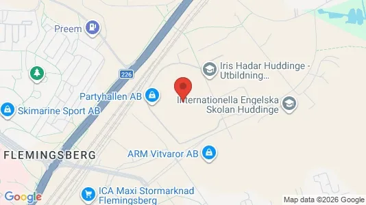 Office spaces for rent i Huddinge - kort over placeringen